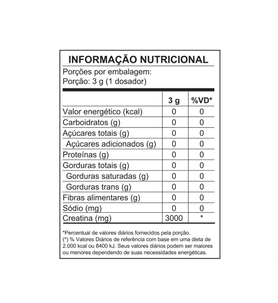 Creatina 100% Pura Monohidratada 1Kg