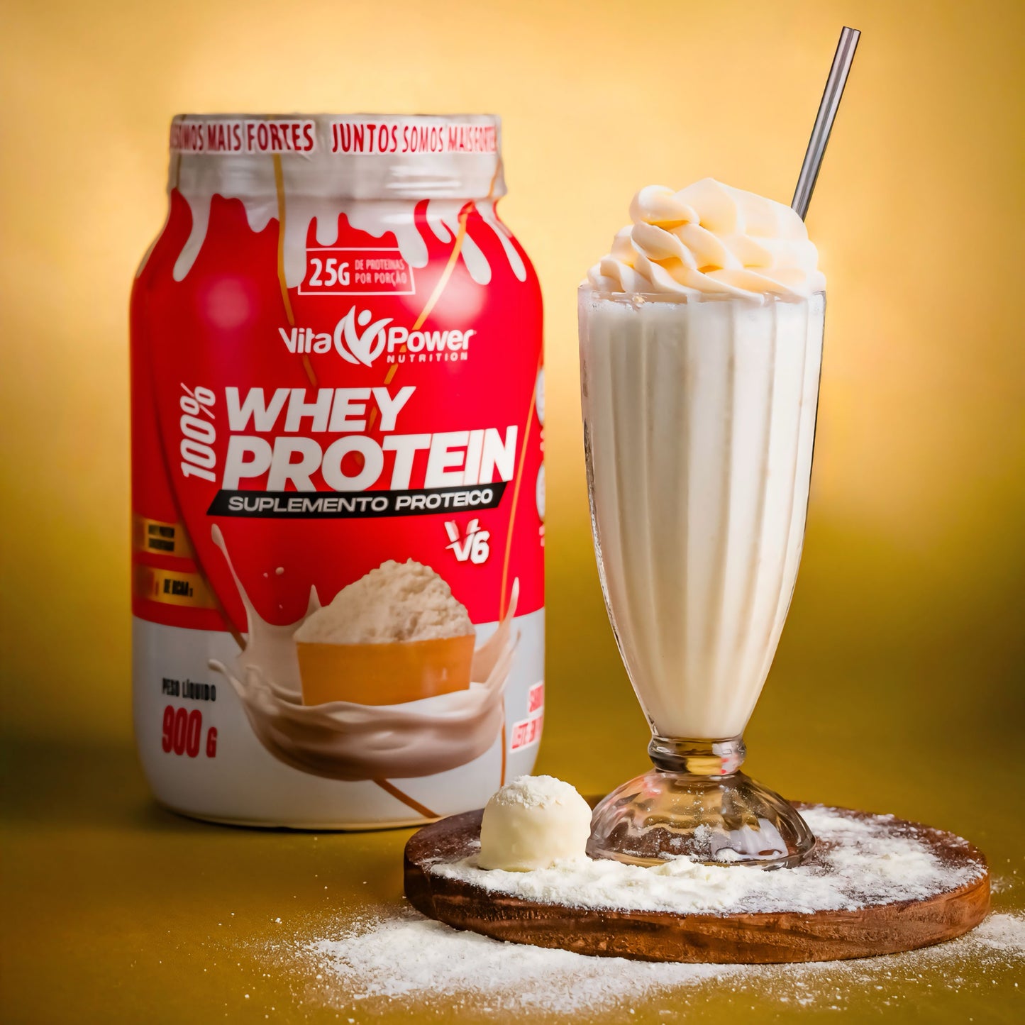 100% Whey Protein V6 900g
