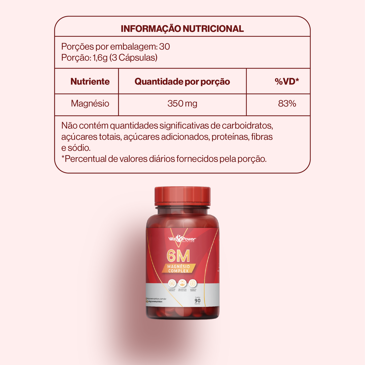 Kit Whey Protein V3 1kg + Creatina 300g + 6M Magnésio