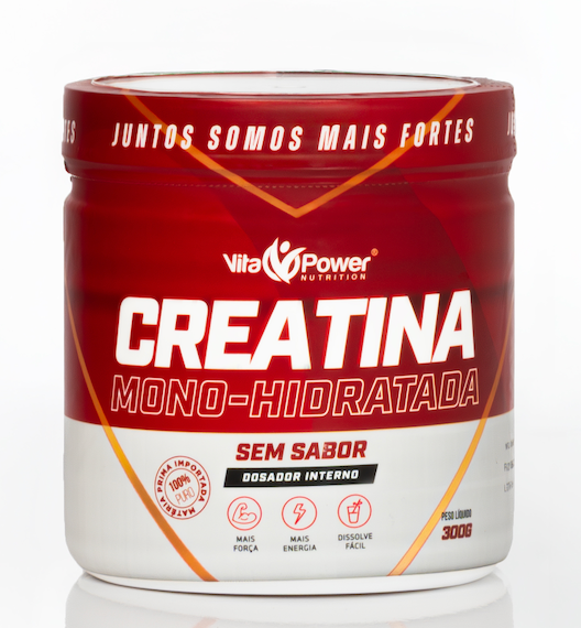 Creatina Monohidratada 100% Pura C/Laudo - 300g ou 1Kg