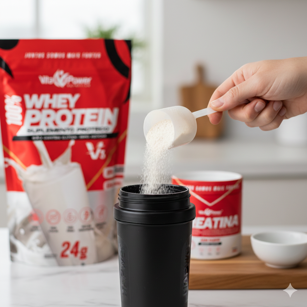 Whey Protein 1kg + Termogênico Brinde