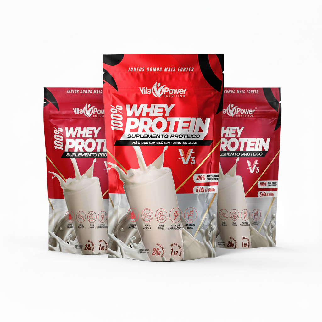 KIT 3 é Bom Demais - 3Kg whey protein V3