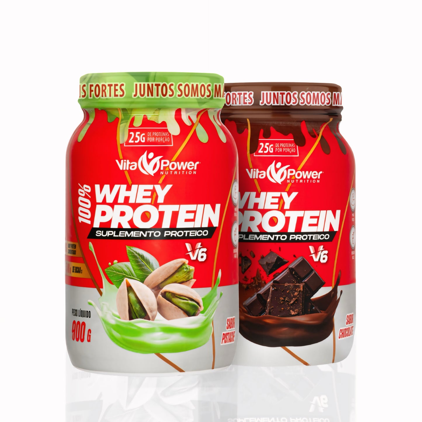 Combo 2x Whey Protein V6 900g