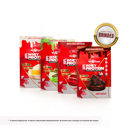 Kit Degustação 4 Sabores Incríveis | 40g Cada