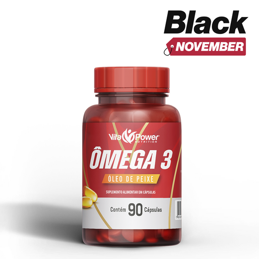 Ômega 3 1000mg – 90 Cápsulas | Energia, Foco e Coração Saudável