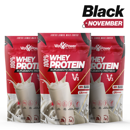 KIT 3 é Bom Demais - 3Kg whey protein V3