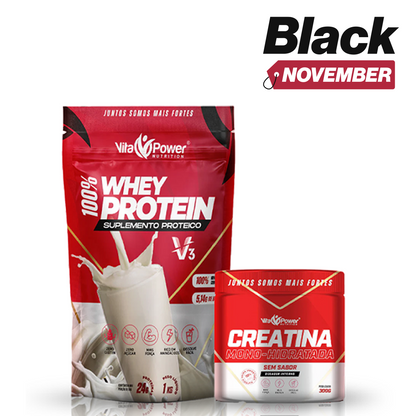 Whey V3 1kg + Creatina 300g