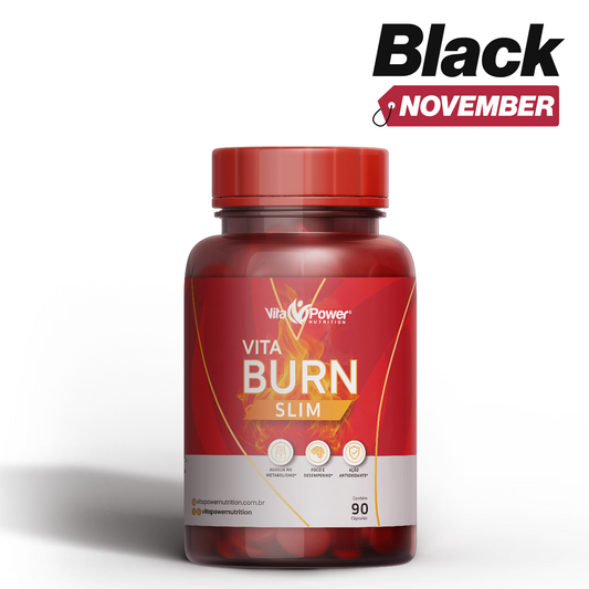 Vita Burn - 90 Capsulas | Termogênico Avançado | Reduz Medidas e Acelera o Metabolismo