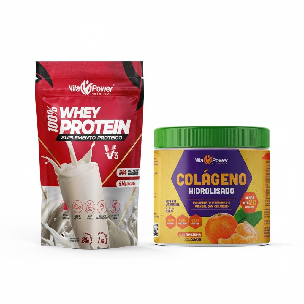 Whey Protein V3 + Colageno Hidrolisado 260g