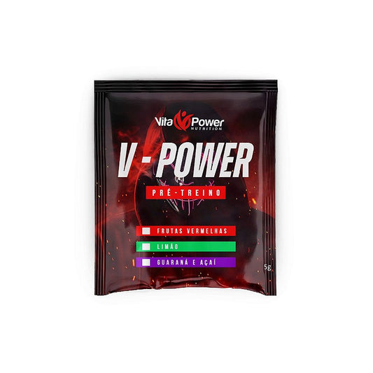Pré-Treino V-Power 5G - Aumente Sua Energia e Foco - VIta Power