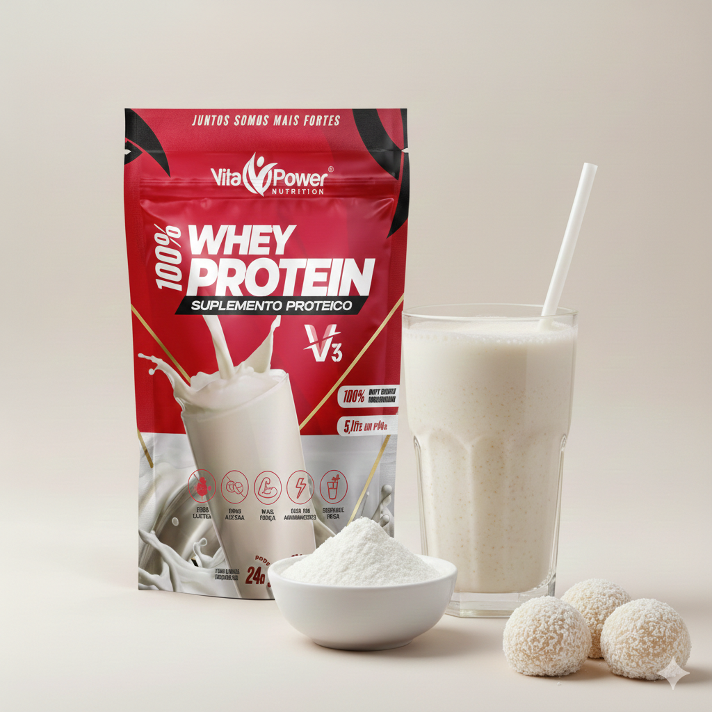 Whey Protein 1kg + Termogênico Brinde